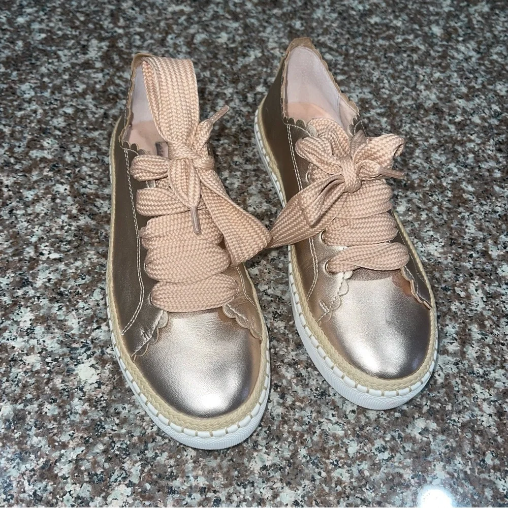 Kate Spade Lena Rose Gold Sneakers - Picture 9 of 9